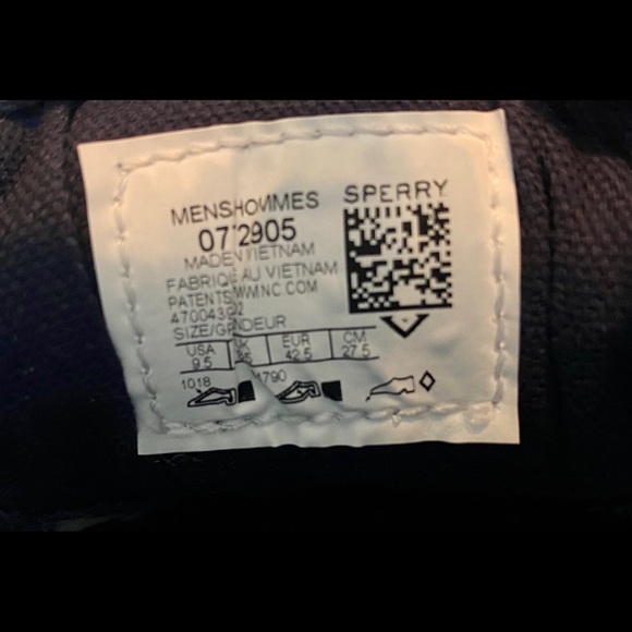 Sperry Haylard Blue Men’s size 9.5 - Picture 5 of 6